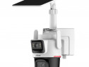 Camera Dahua WizColor IPC-PTS2649C-4G 3MP+3MP IR 30m, 4G, panou solar