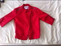 Jacheta roșie, cu fermoare si tinte Lefties, S, noua