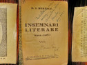 Semanatorul-Insemnari Literare ed. veche 1926. N.I. Herescu.