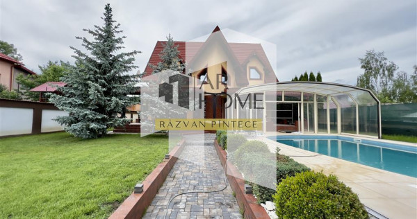 Vila de lux cu piscina, 4 camere, bucov parc, langa ploiesti