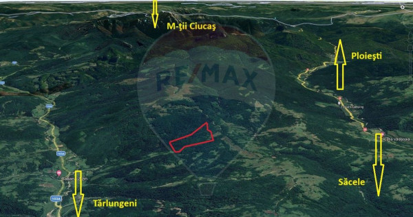 Teren tarlungeni 14600 mp, dn1a