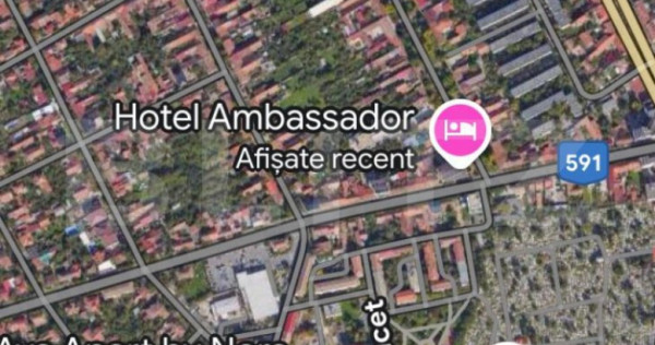Casa langa hotel ambassador, teren 453mp