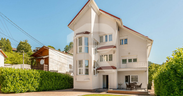 Vilă de vânzare în bușteni – 8 dormitoare, vedere dire