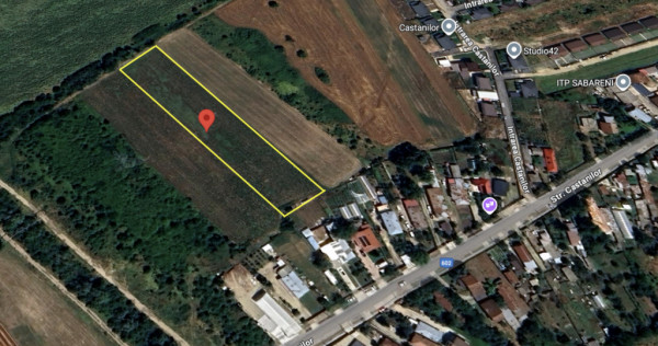 Sabareni - joita, teren constructii 4750 mp