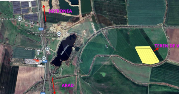 Teren agricol de vânzare 30,000mp zona de nord a aradului