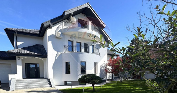 Vila individuala, 7 camere, 2 garaje, curte - pipera, cor...