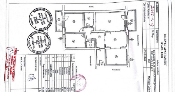 Vand apartament 4 camere