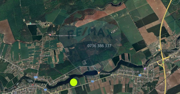 Teren intravilan, 17000 mp, balotesti / soseaua unirii