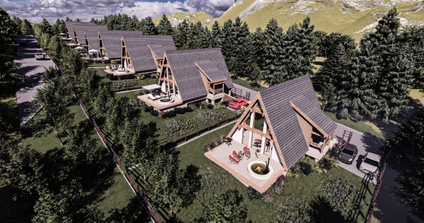 Casa de vacanta a-frame, glajerie, rasnov