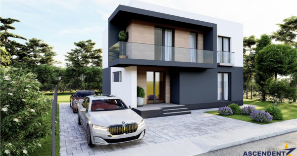 Vila in stil modern, cu arhitectura si design aparte, condit