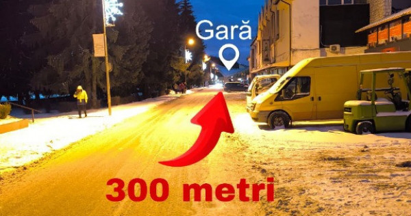 Garsoniera predeal,centru,300m de gara,etaj 1