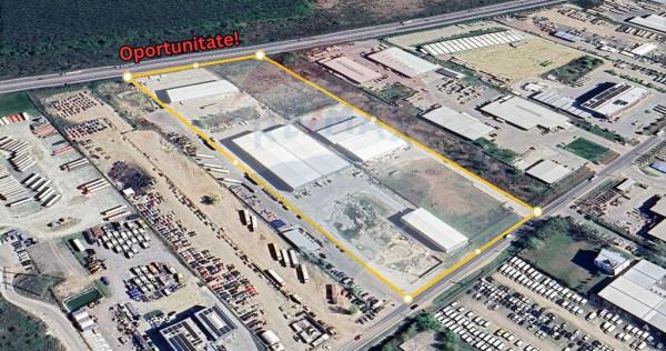 Hala de vanzare | 9000mp | 4ha teren | 450kw | acces a1 |...
