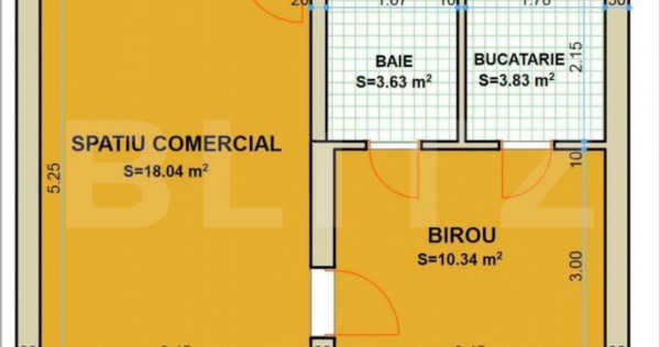 Spațiu comercial de vânzare – micro 16, zona poiana codr