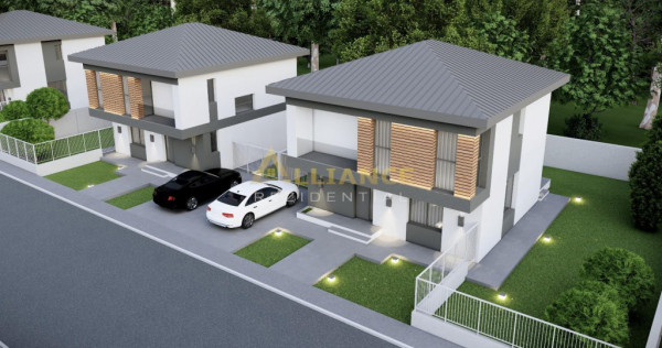 Vila , 110 mp utili, 4 camere – complex nou (16 vile)