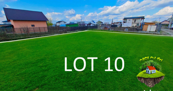 Promotie teren 771mp ideal casa vacanta cartier locuit casa cu tei