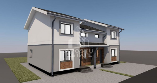 Jumatate de duplex,4 camere si 2 bai,giarmata