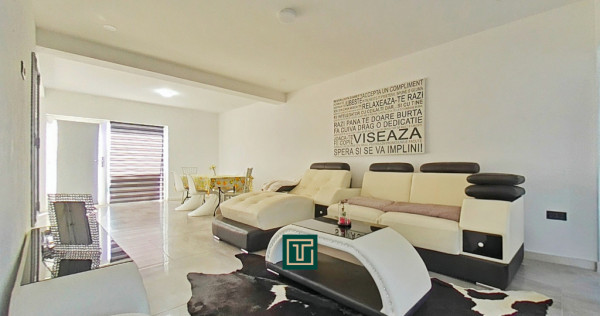 Casă modernă cu piscină și garaj de închiriat în fântânele