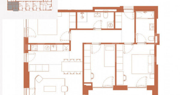 Comision 0! river by hexagon - apartament 4 camere, 86 mp, t