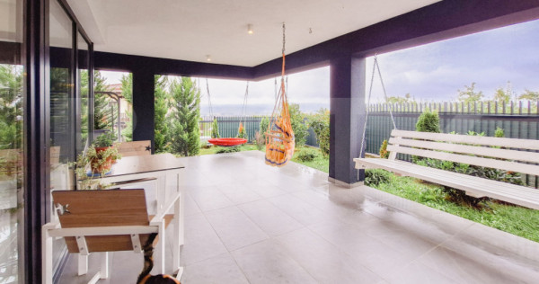 O locuință de excepție, unde confortul întâlnește pano