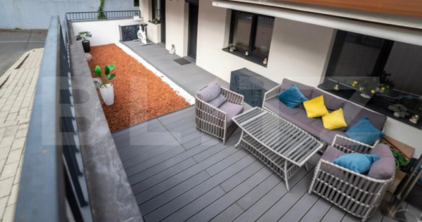 Apartament cu 3 camere, 60 mp, cu terasa de 37 mp si parcare