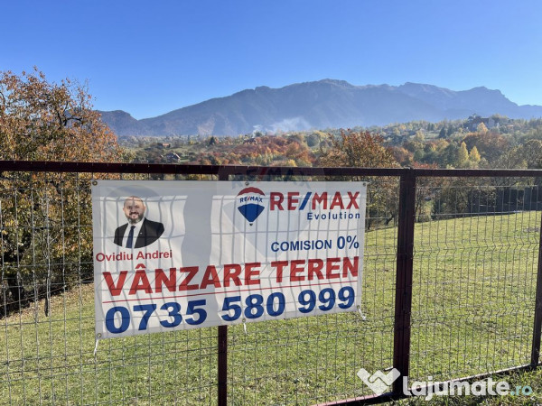 Teren valoros 3,000mp bran/utilitati/pensiune/priveliste ...