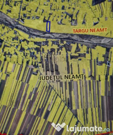 Teren industrial la 3 km de autostrada tg. neamt