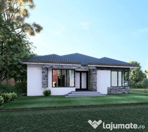 Casă la sol, via carmina – 130 mp utili, materiale premium, comision 0