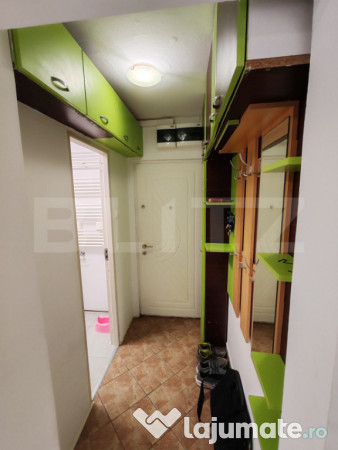 Apartament 2 camere, 38 mp, renovat, mobilat partial, parter