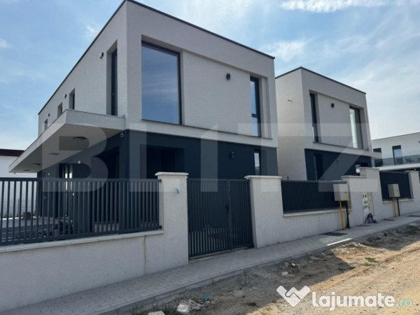 Casă individuală cu design contemporan, 4 camere, zona mic