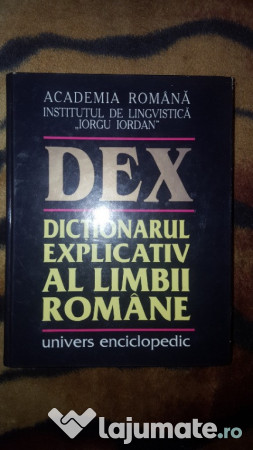 DEX dictionarul explicativ al limbii romane an 1998, 85 lei - Lajumate.ro