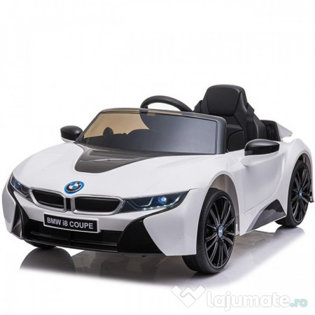 Where Lazy index Masinuta electrica pentru copii BMW i8 12V Coupe #White, 899 lei -  Lajumate.ro