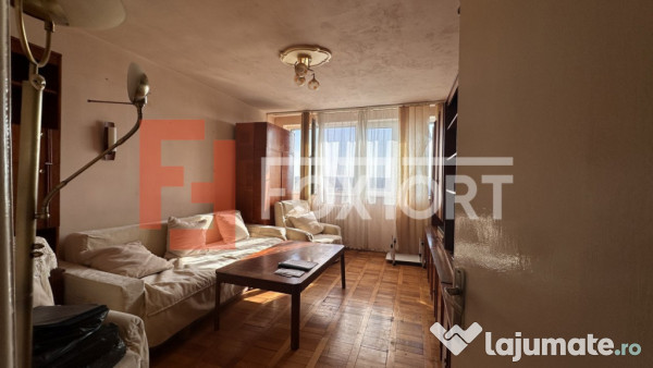 Apartament cu 2 camere la etajul 9 in Timisoara, zona Dambov