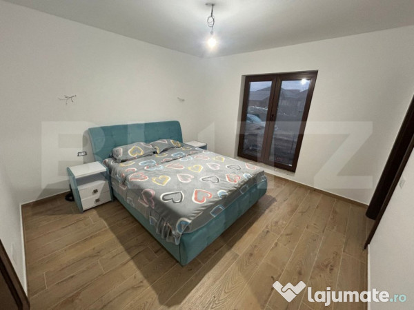 Casa semifinisata, 4 camere, 105 mp utili, 500 mp teren,zona