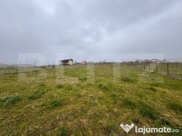 Teren intravilan, 731mp, proiect de casa autorizat d+p+m, sa