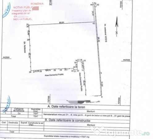 Teren in mijlocul orasului galati ic frimu 7047mp