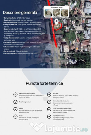 Spații premium de inchiriat , 1,200mp p+2e+terasa circul...