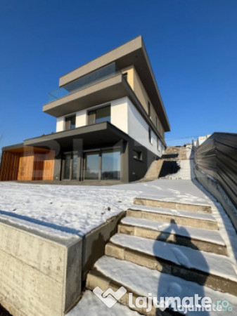 Casă individuală, nouă, modernă, 270 mp utili + 860 mp t