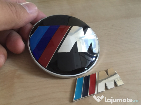 Emblema Bmw Cu Sigla M Power Pentru Capota Si Portbagaj 80 Lei