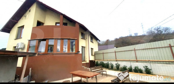 Casa individuala, 134mp, teren 350mp, mobilata/utilata, pe v
