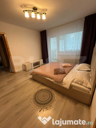 Apartament cu 2 camere, 54 mp+balcon, beci, mobilat, parcare