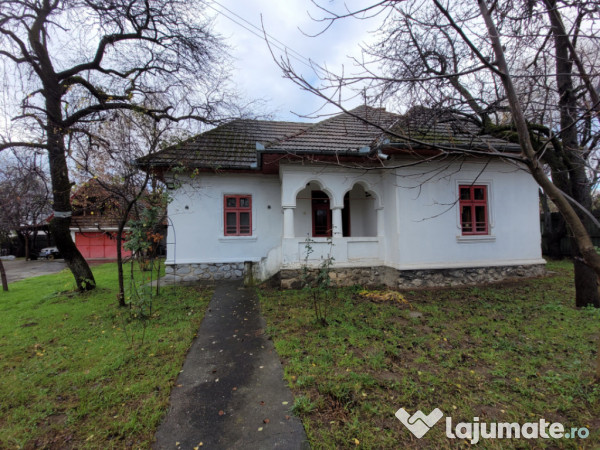 Casă tradițională, în centrul satului polovragi