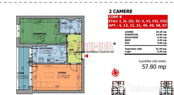 2 camere Sector 4- Bd Brancoveanu - Str Luica