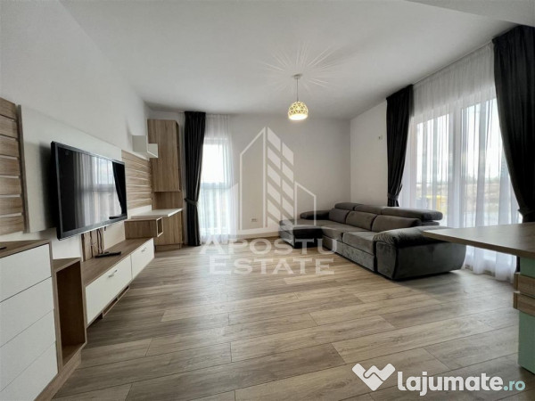 Apartament cu 2 camere complet mobilat si utilat in spate...