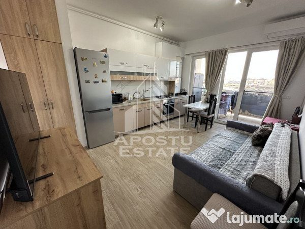 Apartament cu 2 camere, mobilat și utilat la etaj interm...