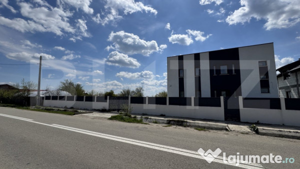 Casă la cheie p + e, 120 mpu, teren 700 mp, panouri fv, zon