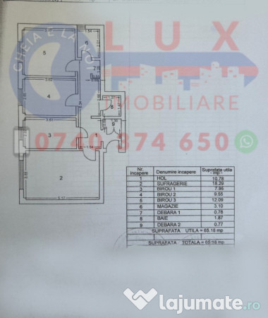 Id 8245 de închiriat - spațiu comercial sau locativ