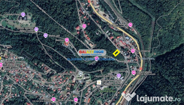 Teren 1500 mp sinaia intravilan zona peles
