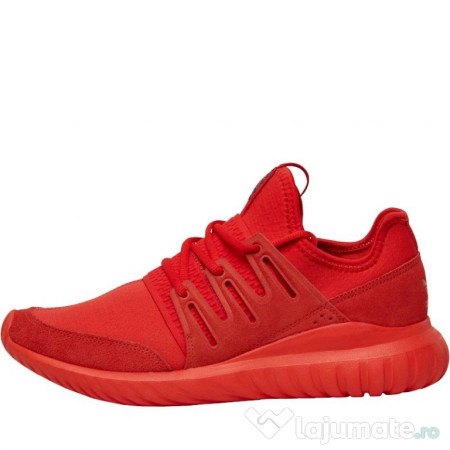 adidas originals tubular radial trainers in red