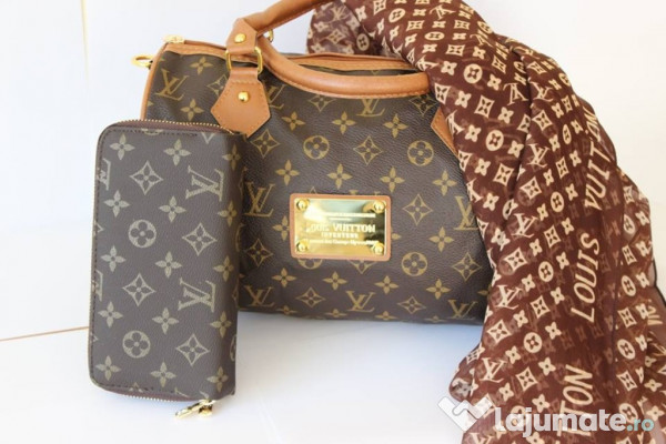 Scroafă Mergi la plimbare anacronic  Set Louis Vuitton (geanta+portofel)-France, 300 lei - Lajumate.ro