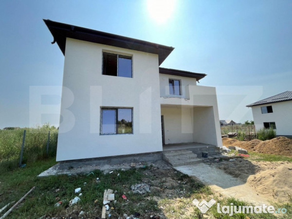 Casă p+e, la cheie, 127 mp utili, 400 mp teren, smart pub-p